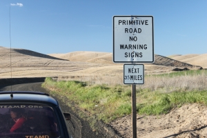 Primitive Road sign